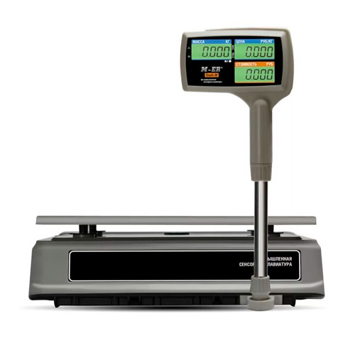 Торговые настольные весы M-ER 328 ACPX TOUCH-M LCD RS232 и USB